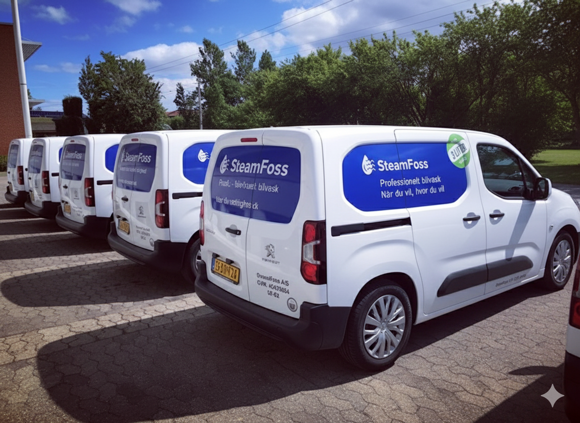 Mobile car wash van