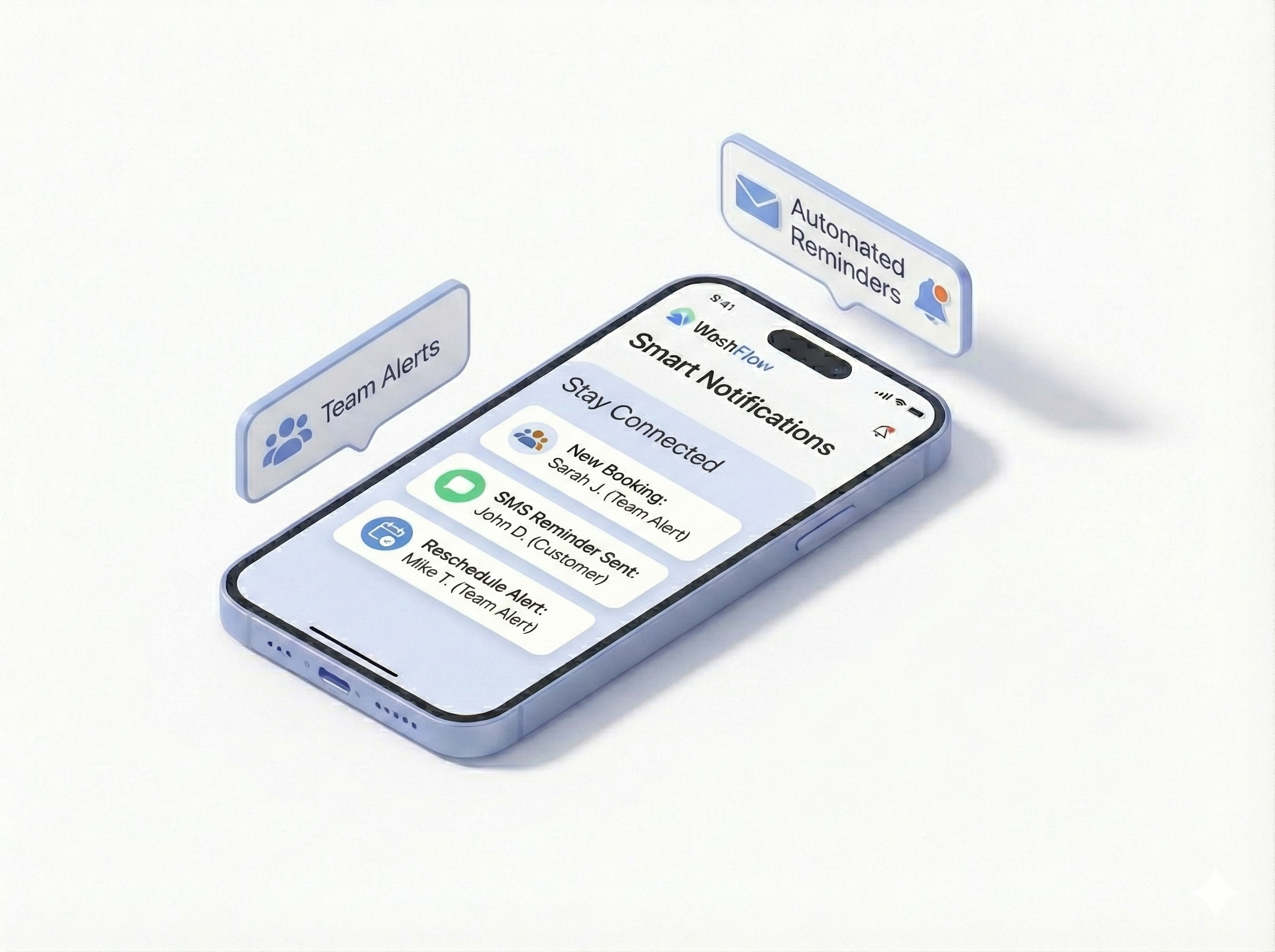 SMS and Email appointment notifications on mobile phones